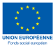 Logo de UE FONDS SOCIAL EUROPEEN